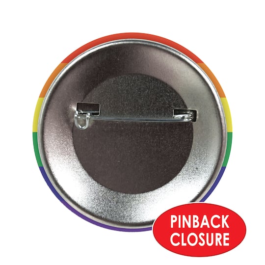 Beistle 2" Pride Ally Buttons, 6ct.